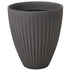 cumpără Ghiveci pentru flori ProGarden 27890 Вазон для цветов пластик Лотос D40cm, H42cm, серый în Chișinău 