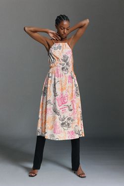 Платье ZARA Цветной принт 0962/178/712