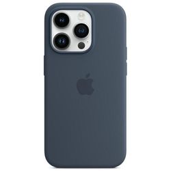 купить Чехол для смартфона Apple iPhone 14 Pro Silicone Case with MagSafe, Storm Blue MPTF3 в Кишинёве 