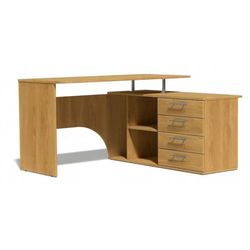 cumpără Masă pentru calculator Fabrik Home Nr.1 1400x750x1200 (тумба справа) Дуб каменный în Chișinău 