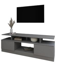 cumpără Comodă TV Smartex (16525) Т9 160cm TV Grafit în Chișinău 