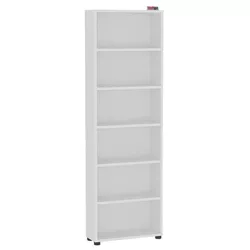 купить Офисный стеллаж Bofigo Chipboard, 55,5x20x174 см, Белый (15-16-01) в Кишинёве 