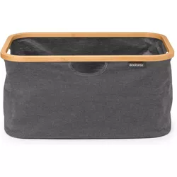 cumpără Coș pentru rufe Brabantia 23 27 25 Linn 40L, Pepper Black, Foldable în Chișinău 