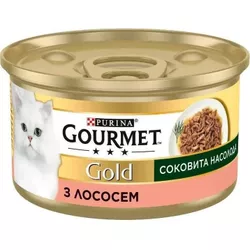cumpără Hrană pentru animale de companie Purina Gourmet Gold Succulent Delights cons. p/pisici (somon) 85g (24) în Chișinău 