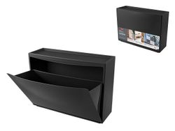 Cutie pentru pantofi Econova 51.2X18.5X38cm, negru