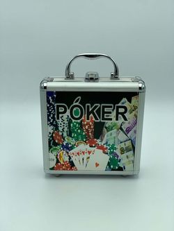 Joc de masa "Poker" (200 jetoane, servieta aluminiu) D186-1039 (7780)