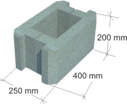 Фортан 200mm x 400mm x 250mm