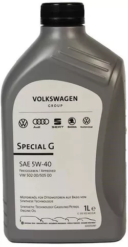 купить Масло Volkswagen G S55 502 M2 5W40 1л S55 505 в Кишинёве 