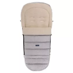 купить Аксессуар для колясок Zaffiro Husa c-cior iarna iGrow 2.0 Beige Wool Premium + Melange Light Grey в Кишинёве 