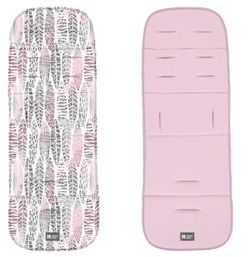cumpără Accesorii pentru cărucior Kikka Boo 31108040085 Salteluta pentru carucior Leaves Pink în Chișinău 