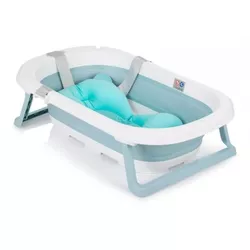 купить Ванночка Chipolino VKISL0241BL Isla 81см, складная, с сеточкой, Blue в Кишинёве 