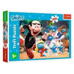 купить Головоломка Trefl 16481 Puzzles 100 Papa Smurf's lessons,The Smurfs в Кишинёве 