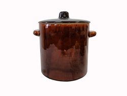 Forma de argila pentru copt Inalt PH 2l, D16cm, cu capac