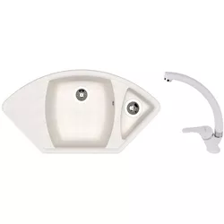 купить Мойка кухонная со смесителем Dr.Gans Gabi + SanDonna F 1069 alb в Кишинёве 