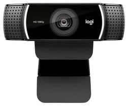 Camera Logitech C922 Pro, 1080p/30 fps, 15 MP, FoV: 78° , Autofocus, Glass Lens, Stereo mic