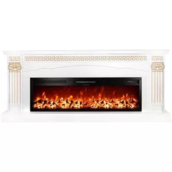 купить Камин электрический ArtFlame Calisto XL & Tanzania, 820x1900x300 mm, Alb в Кишинёве 