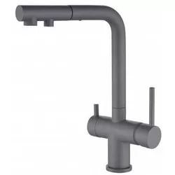 купить Смеситель кухонный Helika-AquaSanita 2683-202 AKVADUO PLUS Alumetallic в Кишинёве 