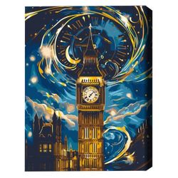 купить Картина по номерам BrushMe BS54016 40x50cm (în cutie) Big Ben fermecat в Кишинёве 