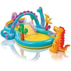 cumpără Piscină gonflabilă Intex 57135 teren de joaca gonflabil DINO 302x229x112cm, 2+ în Chișinău 