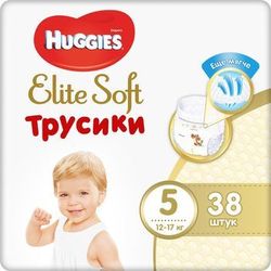 Трусики Huggies Elite Soft 5 (12-17 kg) 38 шт