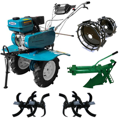 Motocultor DKD 900 Set (Roti metl.+Plug)