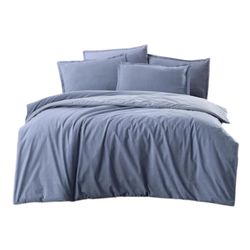 cumpără Lenjerie de pat Askona Постельное белье Comfy and Cosy Синий 200x220 în Chișinău 