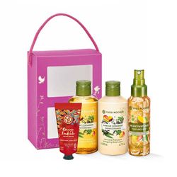LES PLAISIRS NATURE - Set îngrijirea corpului Mango & Coriandru