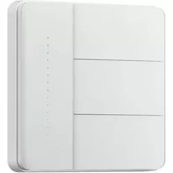 cumpără Întrerupător electric Aqara Z1 - Întrerupător cu 3 butoane (cu și fără neutru) cutie de perete pătrată, albă (ZNQBKG40LM) în Chișinău 