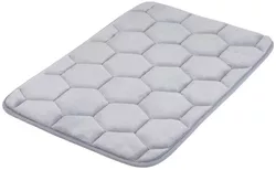 купить Коврик для ванной Bisk 07054, matase, gri, 40x60 в Кишинёве 