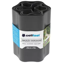 купить Декор Cellfast 30054 Bordura gazon 25 cm x 9 m (grafit) в Кишинёве 