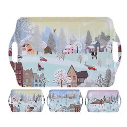 купить Поднос/столик кухонный Promstore 48933 Tava de Craciun "Sat" 45x30сm, melamina в Кишинёве 