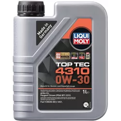 купить Масло Liqui Moly 0W30 Top Tec 4310 1L в Кишинёве 