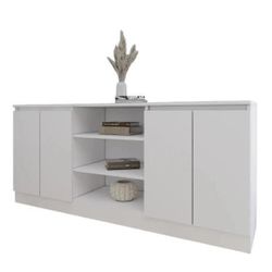 cumpără Comodă Smartex (16305) Т5 180cm Alb în Chișinău 