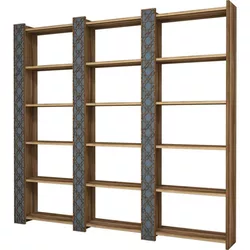 cumpără Raft de birou Trendy Orasul 3, Nuc, Calcedonie 184x170x24cm, raft de carti în Chișinău 