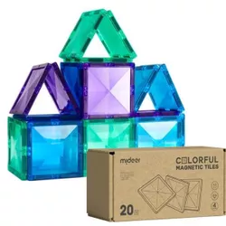 купить Конструктор Mideer MD6397 Set de construcție magnetic Forme geometrice, (nuanțe reci, 20 buc.) в Кишинёве 