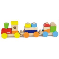 купить Игрушка Viga 51610 Colorful Stacking Train в Кишинёве 