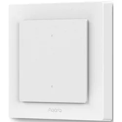 купить Выключатель электрический Aqara WS-K08D Zigbee/Thread Light Switch H2 EU, White в Кишинёве 