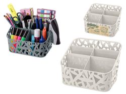 Organizator pentru maruntisuri Econova 6 compartimente, 19.5X16X14cm, bej