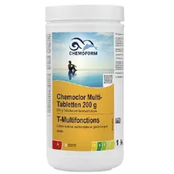купить Химия для бассейна Intex 50710 Pastile multifunctionale Chemoform 200 gr/1kg в Кишинёве 