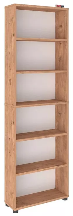 купить Офисный стеллаж Nex Home Chipboard, 55,5x20x174 см, Дуб (15-16-02) в Кишинёве 