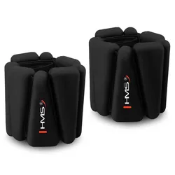 cumpără Greutăți pentru mâini și picioare HMS SNK01 2x0.5kg, iron+silicone, 28cm (17-47-324) Black în Chișinău 