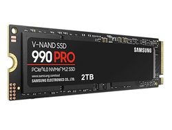 .M.2 NVMe SSD 2.0TB Samsung 990 PRO [PCIe 4.0 x4, R/W:7450/6900MB/s, 1400K/1550K IOPS, 1.2PB, 3DTLC]