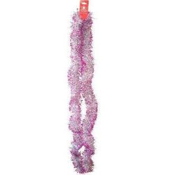 cumpără Decor de Crăciun și Anul Nou Promstore 35421 Мишура елочная 2mx7cm двухцветная (серебряная по центру) în Chișinău 