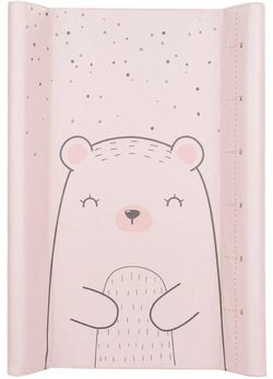 купить Аксессуар для пеленания Kikka Boo 31108060033 Saltea de infasat tare Bear with me Pink, 80x50 cm в Кишинёве 