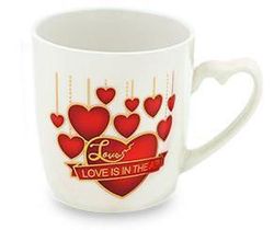 cumpără Veselă Promstore 00580 Чашка 370ml Сердца Love, в подар упаковке în Chișinău 