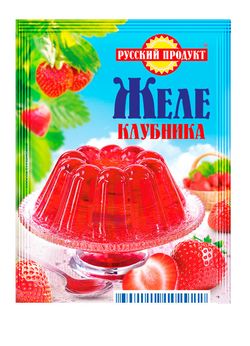 Желе быстрого приготовления со вкусом Клубники 50г