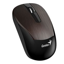 Wireless Mouse Genius ECO-8015, Optical, 800-1600 dpi, 3 buttons, Ambidextrous, Rechar., Chocolate