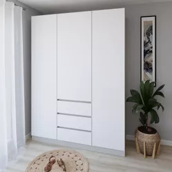 cumpără Dulap Smartex (15915) N16 180cm Alb+Kashemir în Chișinău 