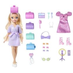 cumpără Păpușă Barbie JGG38 Dream Besties, Pregătiri cu Barbie - Malibu în Chișinău 