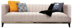 купить Диван Trendy Bellino Bej, 89x75x222cm (3 locuri) в Кишинёве 